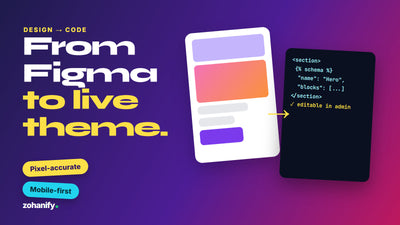 Figma or PSD to Shopify theme conversion by Zohanify