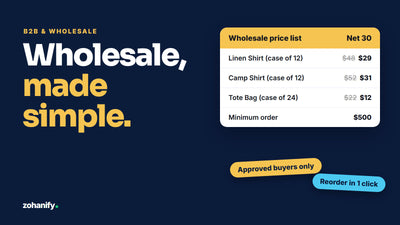 Shopify B2B and wholesale store setup with price lists and net terms by Zohanify