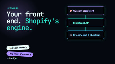 Shopify headless and Hydrogen storefront development by Zohanify