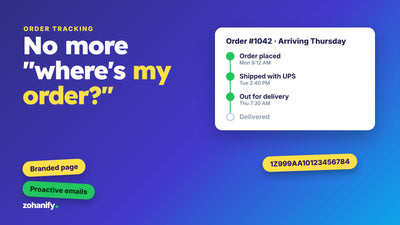 Shopify order tracking page and shipping updates setup by Zohanify
