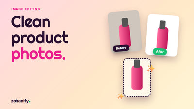 Shopify product image editing and optimization service by Zohanify