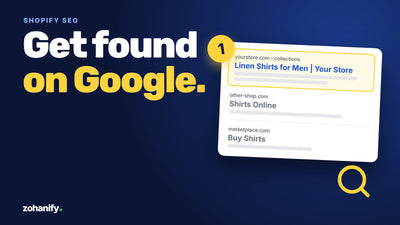 Shopify SEO services: product and collection optimization by Zohanify