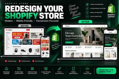 Shopify Store Redesign & Theme Customization