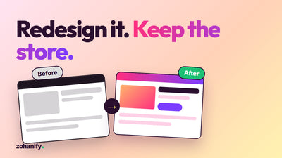 Shopify store redesign and theme customization service by Zohanify