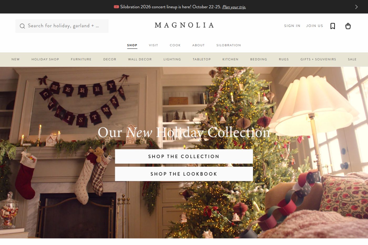 Search structure for a home-goods catalog