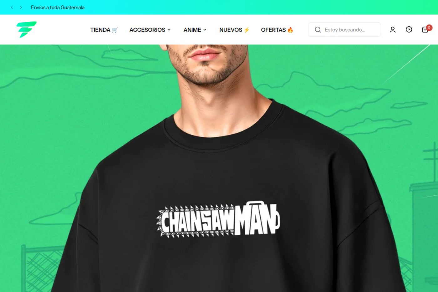 An anime-merch store for a younger audience