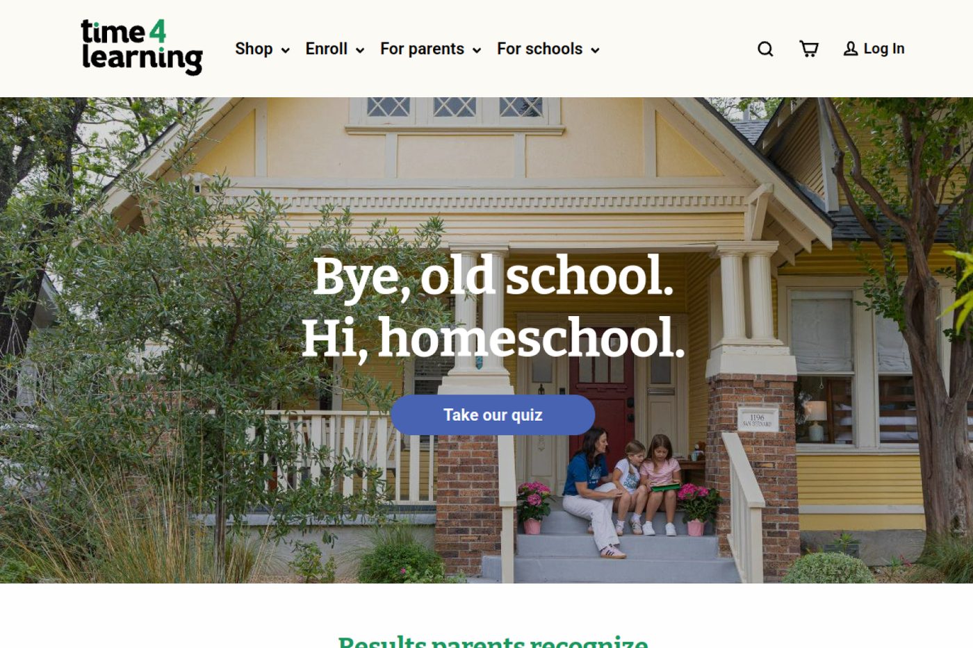 A curriculum site with subscription checkout